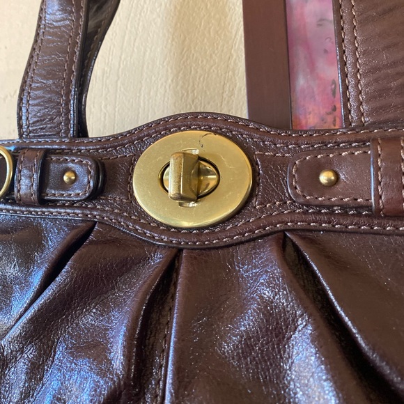 NWOT Coach Brown Leather Handbag - Picture 4 of 16